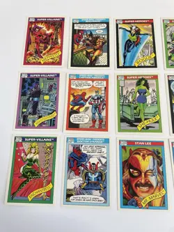 1990 Marvel Universe 18 Card Lot Near Mint Condition M9 - Image 2