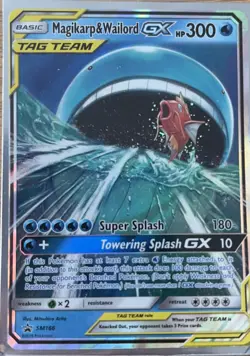 MINT CONDITION-Pokemon TCG Magikarp Wailord GX Tag Team Sun Moon SM166-In sleeve - Image 4