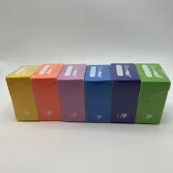 Ultra Pro Set Of 6 COLOR PACK DECK BOXES Magic Pokemon YuGiOh Card Storage Box - Image 1