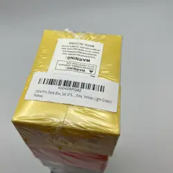 Ultra Pro Set Of 6 COLOR PACK DECK BOXES Magic Pokemon YuGiOh Card Storage Box - Image 3