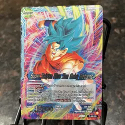 Super Saiyan Blue Son Goku Returns Promo Foil Dragon Ball Super Card Game | NM - Image 1