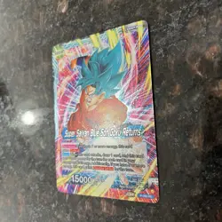 Super Saiyan Blue Son Goku Returns Promo Foil Dragon Ball Super Card Game | NM - Image 2