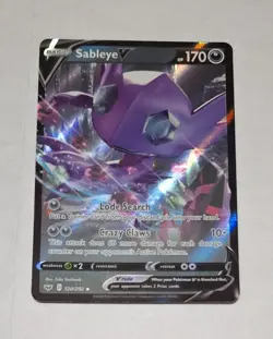 Sableye V - 120/202 - Pokemon Sword & Shield Base Set Ultra Rare Card NM - Image 1