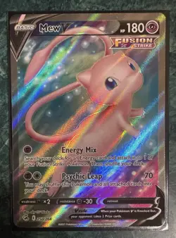 POKEMON EVOLVING SKIES FULL ART DRAGONITE LEAFEON RAYQUAZA V FS MEW V CARD LOT ! - Image 2