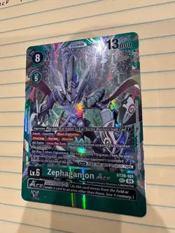 Digimon Card Zephagamon ACE Foil - BT20-101 NM - Digimon - Vintage Trading Card - Image 2