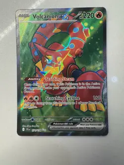 Pokemon TCG Volcanion EX Journey Together Full Art Holo Foil Card 171/159 - Image 1