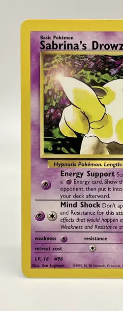 Sabrina's Drowzee 95/132 Pokemon Card Gym Challenge Non Holo Vintage 2000 NM - Image 2