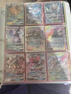 Pokemon Card Binder 185 CARDS, IR, FA, TG, VMAX, VSTAR, PROMOS, EX, V, ASPEC - Image 1