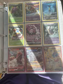 Pokemon Card Binder 185 CARDS, IR, FA, TG, VMAX, VSTAR, PROMOS, EX, V, ASPEC - Image 3