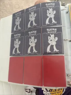 Pokemon Card Binder 185 CARDS, IR, FA, TG, VMAX, VSTAR, PROMOS, EX, V, ASPEC - Image 4