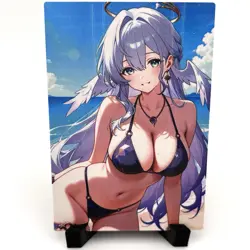 Honkai: Star Rail Robin Sexy Anime Waifu Girl Doujin Lewd Goddess Story Art Card - Image 2