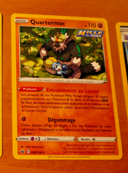 POKEMON REGNE DE GLACE CARD CARTE QUARTERMAC 088/198 EB06 FR MINT 2021 - Image 1