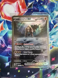 Pokemon TCG Ting-Lu EX Scarlet & Violet Paldea Evolved Holo Card 263/193 - Image 1