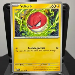 Voltorb - 100/165 - Pokemon 151 - 2023 - Common Card NM - Image 1