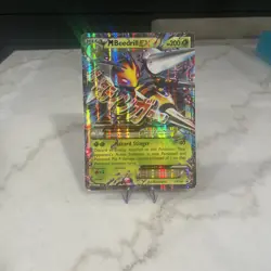 Pokemon Card Mega M Beedrill EX XY158 JUMBO OVERSIZED Holo Light Play - Image 1