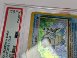 PSA 3 Blastoise Holo 2/130 Base Set 2 2000 Pokemon Card VG Vintage WOTC - Image 5