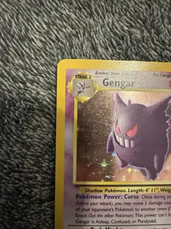 Pokemon TCG Fossil Gengar Holo Rare Card 5/62 - Image 2