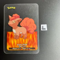 #037 Vulpix Lamincard 2005 Lamincards Edibas Pokemon Karte - Image 1