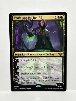 Professor Dellian Fel - M MTG Secrets of Strixhaven M/NM, English💎💎 - Image 1