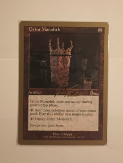 Grim Monolith - Gold Border, World Championship Decks - Image 1