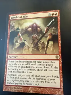 MTG World at War - Rise of the Eldrazi near mint - Image 1