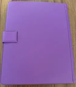 Pokemon - Official Purple Ash & Pikachu 4-Pocket TCG Card Binder Storage Vintage - Image 3