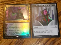 MTG Professor Dellian Fel FOIL & Emblem x1 Mythic SOS NM Low S&H - Image 1