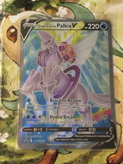 Origin Forme Palkia V SWSH253 NM Full Art Promo Rare Pokemon Card - Image 1
