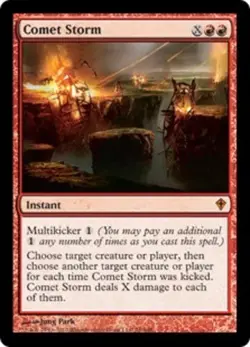 MTG Comet Storm, Worldwake, Heavily Played, English - Image 1