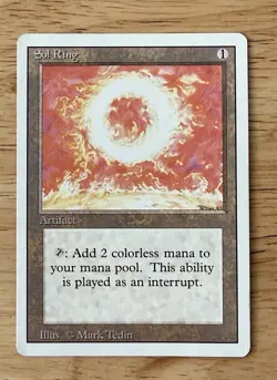 MTG Sol Ring 1994 Revised Edition LP/MP Magic The Gathering Vintage - Image 1