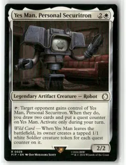 Yes Man, Personal Securitron R Universes Beyond: Fallout 29 NM - Image 1