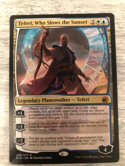 MTG Teferi, Who Slows the Sunset 245/277 Mythic Rare Planeswalker FREE SHIPPING - Image 1