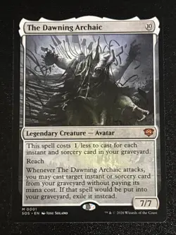 MTG Secrets of Strixhaven The Dawning Archaic 0001 NM Mythic - Image 1