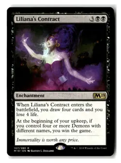 Liliana's Contract R Core Set 2019 107 NM - Image 1
