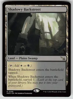 Shadowy Backstreet R Murders at Karlov Manor 268 NM - Image 1