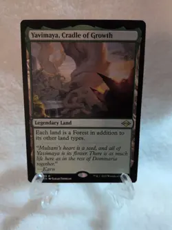 MTG Yavimaya, Cradle of Growth (261/765) Modern Horizons 2 LP - Image 1