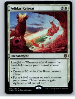 MTG - Zendikar Rising #16 Felidar Retreat Foil (a) - Image 1