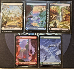 MTG Bloomburrow Full Art Lands Set - 4 of Each Land Type - MTG Land Lot - Image 1