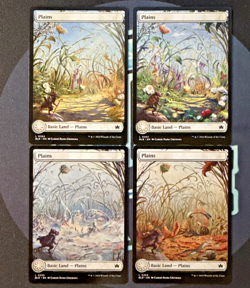 MTG Bloomburrow Full Art Lands Set - 4 of Each Land Type - MTG Land Lot - Image 2