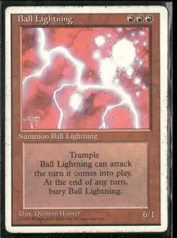Ball Lightning 4th Edition MTG HP - Image 1
