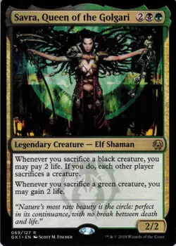 Savra, Queen of the Golgari - Guilds of Ravnica: Guild Kits - 69 LP - Image 1