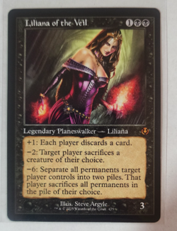 LILIANA OF THE VEIL - Retro Frame - Innistrad Remastered - MTG Mythic #475 - Image 1