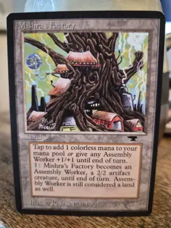 Wizards Mishra's Factory Spring Antiquities Land Rare Regular Magic Gathering - Image 1