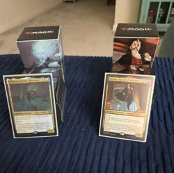 MTG Crimson Vow Commander Deck Set of 2 w/ Ultra Pro Deck Box & Sleeves - Image 1