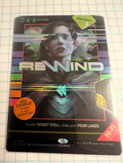 NM FOIL Rewind SLD #1368 Secret Lair Drop Series VHS - Image 2