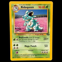 Nidoqueen 23/64 Rare Jungle Pokemon Unlimited NM/LP - Image 1