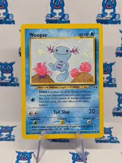 Wooper 71/75 Pokemon Neo Discovery MP - Image 1