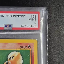 PSA 9 Growlithe 68/105 Neo Destiny 1st Edition 2002 Pokemon TCG - Image 3