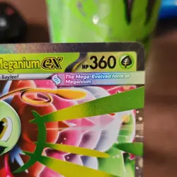 Mega Meganium EX - Double Rare ASC 010/217 Full Art Holo Pokemon TCG Card - Image 3