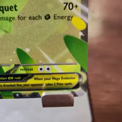 Mega Meganium EX - Double Rare ASC 010/217 Full Art Holo Pokemon TCG Card - Image 4